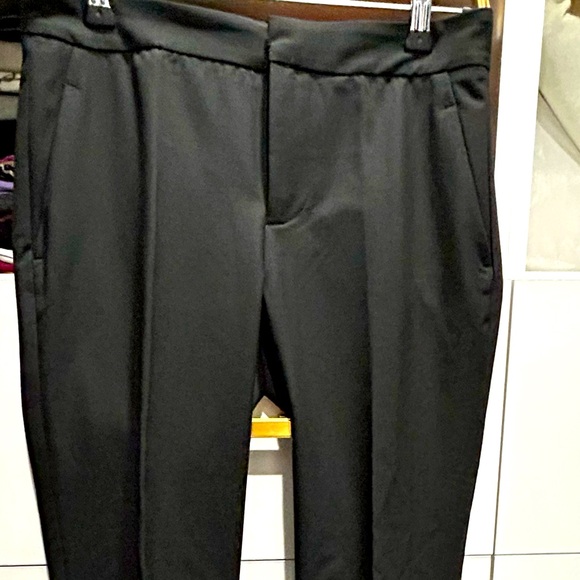 Zara slim ankle length black pants - Picture 1 of 3